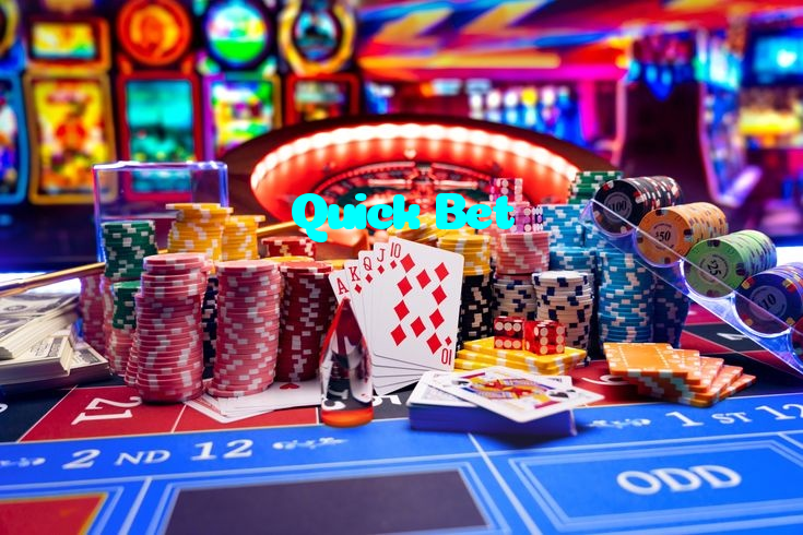 Quick Bet casino presented on mobile device in Pakistan with slots and live games